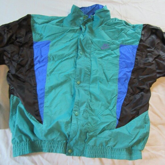Nike Mens Vtg Retro Color Block Windbreaker Jacket Sz M